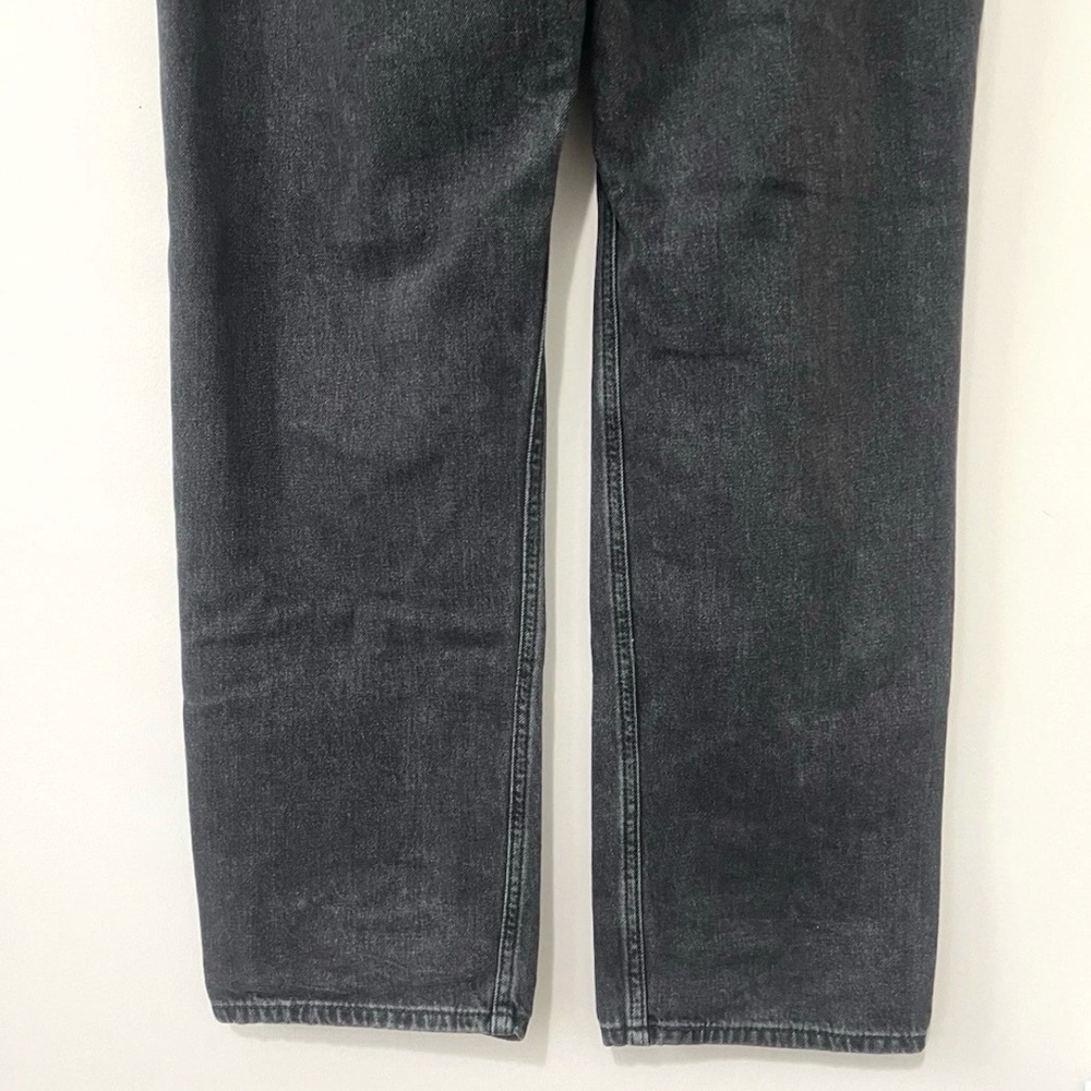 Levi's Low Pro Straight Leg Jeans Women's 30 Black Faded Jeans - Picture 12 of 14